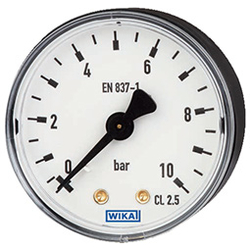 Vakuometr WIKA 301/AX -1-0 bar 2.5%  G1/8


